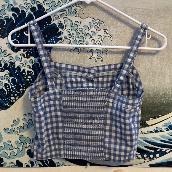 John Galt/Brandy Melville Gingham Top - Picture 2 of 4
